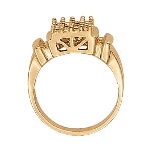 Diamond Fashion Cluster (2/3 ct. tw.), Side view in white gold or platinum