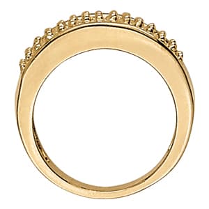 Multi-Row Color Band (0.42 ct. tw.), Side view in white gold or platinum