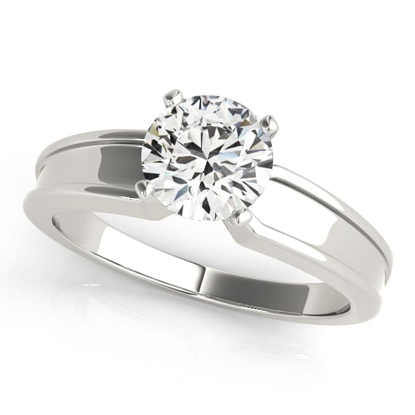 Solitaire Engagement Ring — style 83164 in 10k White Gold