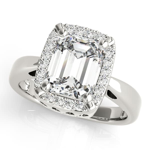 COLOR RINGS EMERALD — style 83265 in 10k White Gold