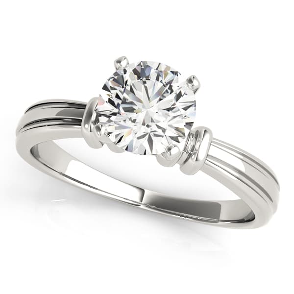 Solitaire Engagement Rings — style 83282 in 10k White Gold