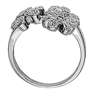 Diamond Fashion Novelty (1/4 ct. tw.), Side view in white gold or platinum