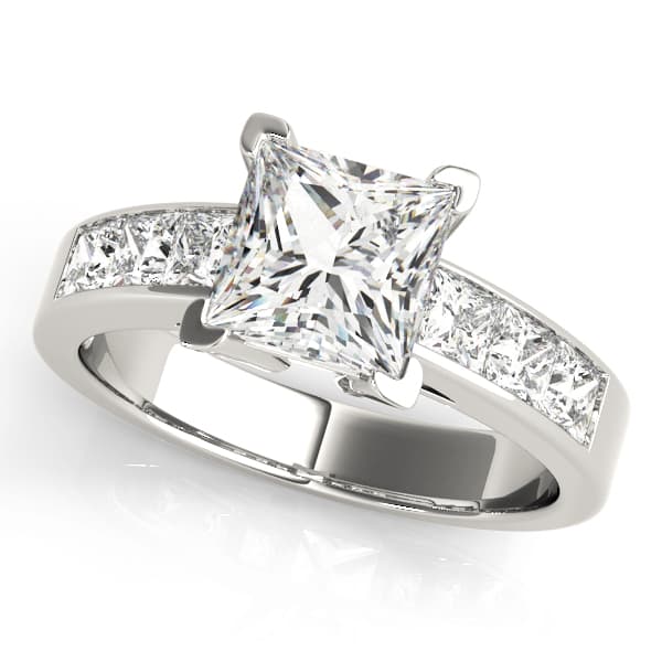 ENGAGEMENT RINGS FANCY SHAPE PRINC — style 83414 in 10k White Gold