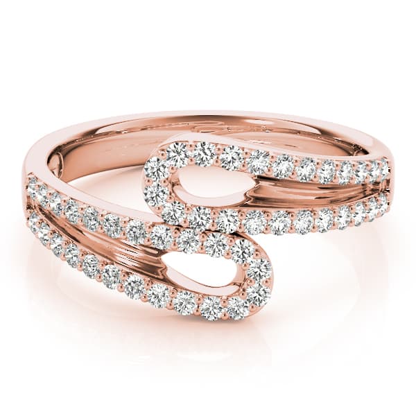 Diamond Fashion Fashion Rings (3/8 ct. tw.), On hand view in rose gold