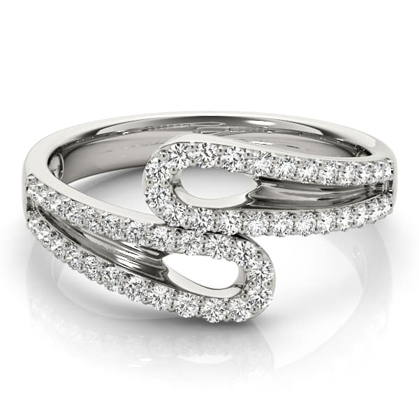 Diamond Fashion Fashion Rings (3/8 ct. tw.), On hand view in white gold or platinum