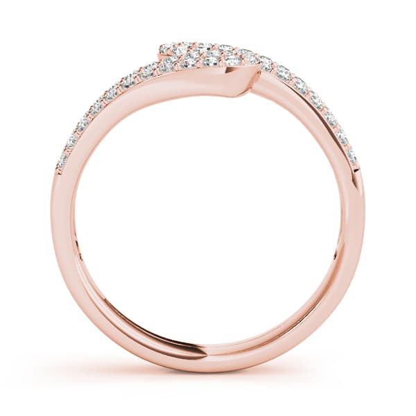 Diamond Fashion Fashion Rings (3/8 ct. tw.), Side view in rose gold