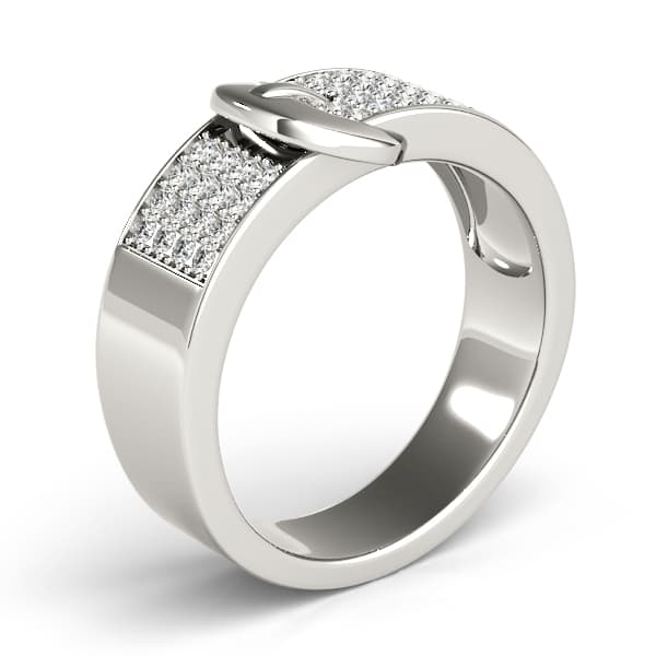 Diamond Fashion Bands (3/8 ct. tw.), Angle view in white gold or platinum