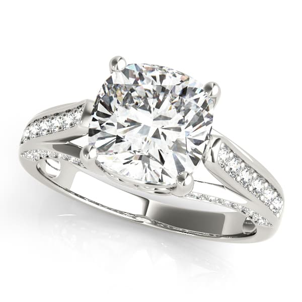 COLOR RINGS PRINCESS & CUSHION — style 83548 in 10k White Gold