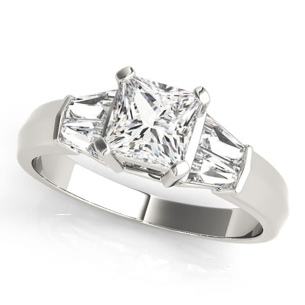 ENGAGEMENT RINGS FANCY SHAPE BAGUE — style 83768 in 10k White Gold