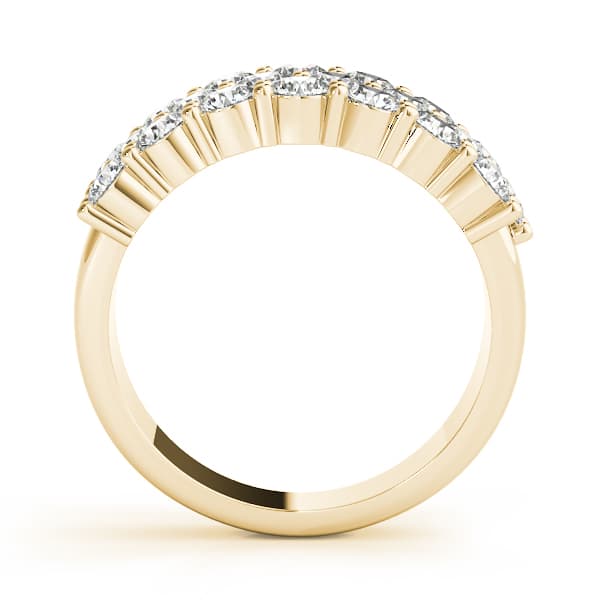 Multi-Row Prong Fashion Ring (2 1/4 ct. tw.), Side view in yellow gold