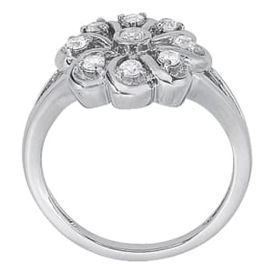 Diamond Fashion Fashion Rings (0.3 ct. tw.), Side view in white gold or platinum