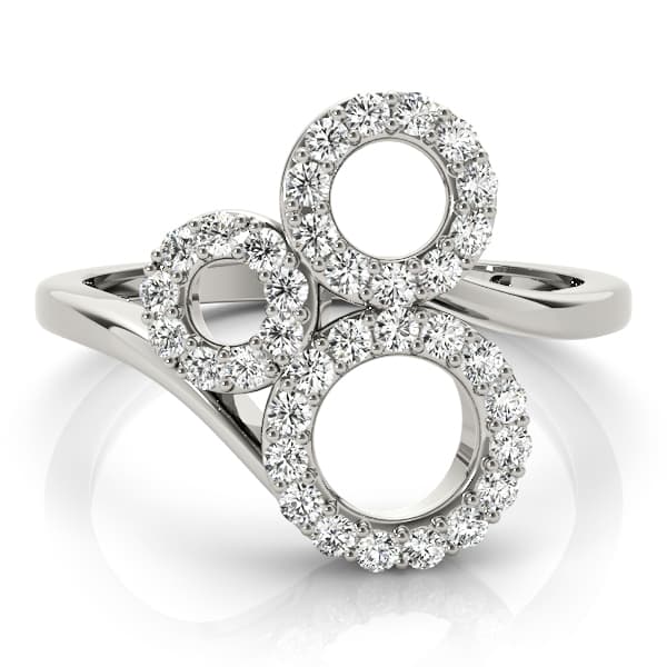 Diamond Fashion Novelty (1/4 ct. tw.), On hand view in white gold or platinum
