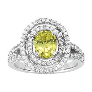 Color Rings Oval — 8X6 MM — View 1
