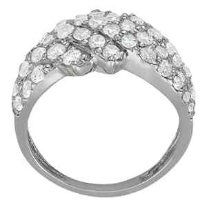 Diamond Fashion Fashion Rings (1.4 ct. tw.), Side view in white gold or platinum