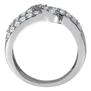 Diamond Fashion Fashion Rings (0.6 ct. tw.), Side view in white gold or platinum