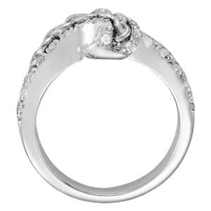 Diamond Fashion Fashion Rings (1/4 ct. tw.), Side view in white gold or platinum