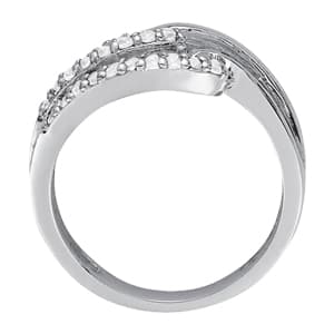 Diamond Fashion Fashion Rings (1/4 ct. tw.), Side view in white gold or platinum