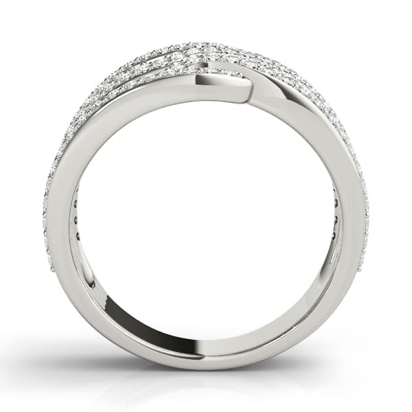Diamond Fashion Fashion Rings (0.99 ct. tw.), Side view in white gold or platinum