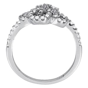 Diamond Fashion Fashion Rings (0.46 ct. tw.), Side view in white gold or platinum