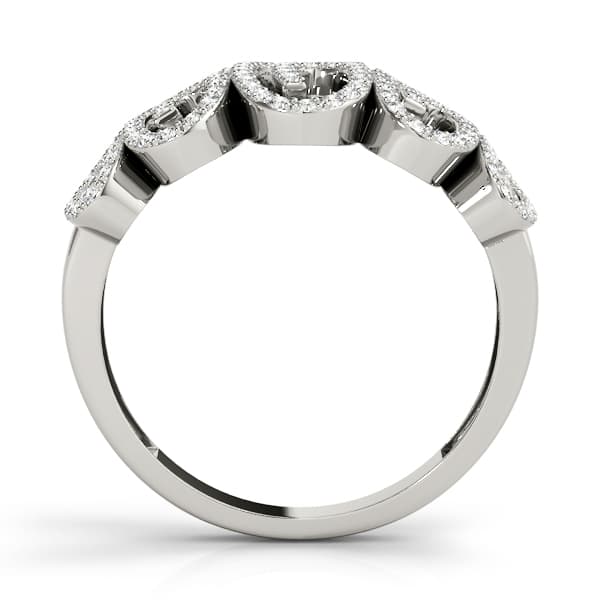 Diamond Fashion Fashion Rings (0.59 ct. tw.), Side view in white gold or platinum