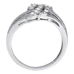Diamond Fashion Fashion Rings (0.18 ct. tw.), Side view in white gold or platinum