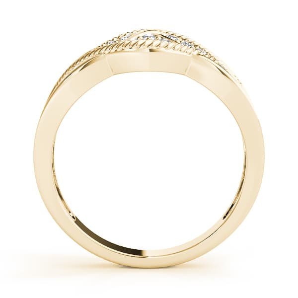 Diamond Fashion Fashion Rings (0.18 ct. tw.), Side view in yellow gold