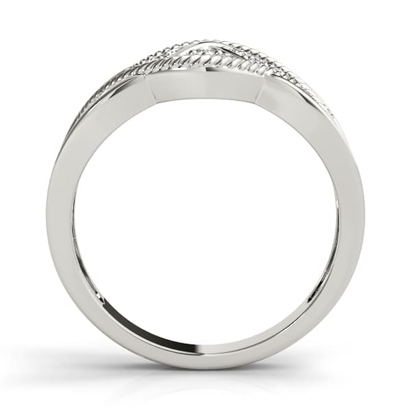 Diamond Fashion Fashion Rings (0.18 ct. tw.), Side view in white gold or platinum