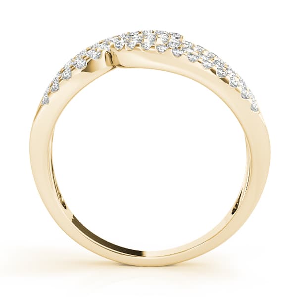 Diamond Fashion Fashion Rings (1/2 ct. tw.), Side view in yellow gold