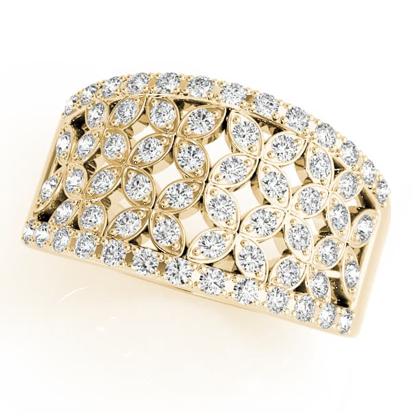 Diamond Fashion Fashion Rings (5/8 ct. tw.), Front view in yellow gold