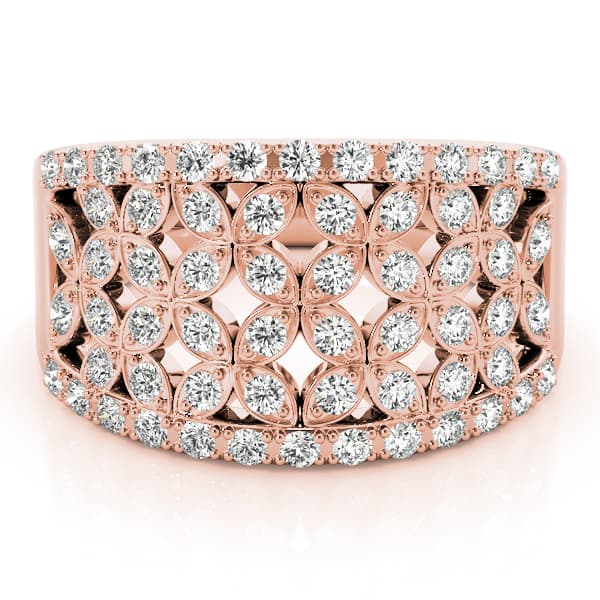 Diamond Fashion Fashion Rings (5/8 ct. tw.), On hand view in rose gold