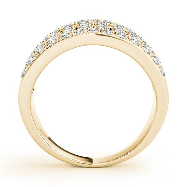 Diamond Fashion Fashion Rings (5/8 ct. tw.), Side view in yellow gold