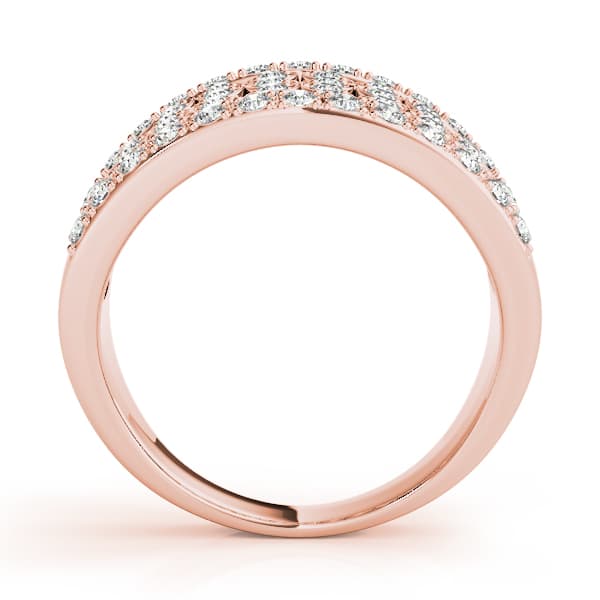 Diamond Fashion Fashion Rings (5/8 ct. tw.), Side view in rose gold