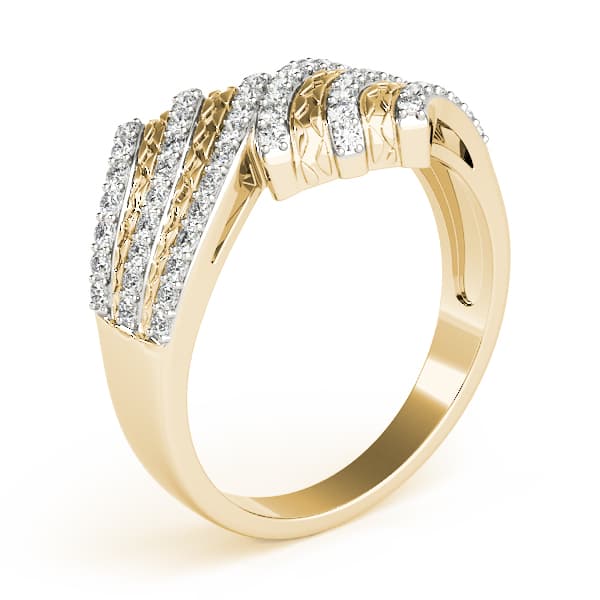 Diamond Fashion Fashion Rings (0.3 ct. tw.), Angle view in yellow gold