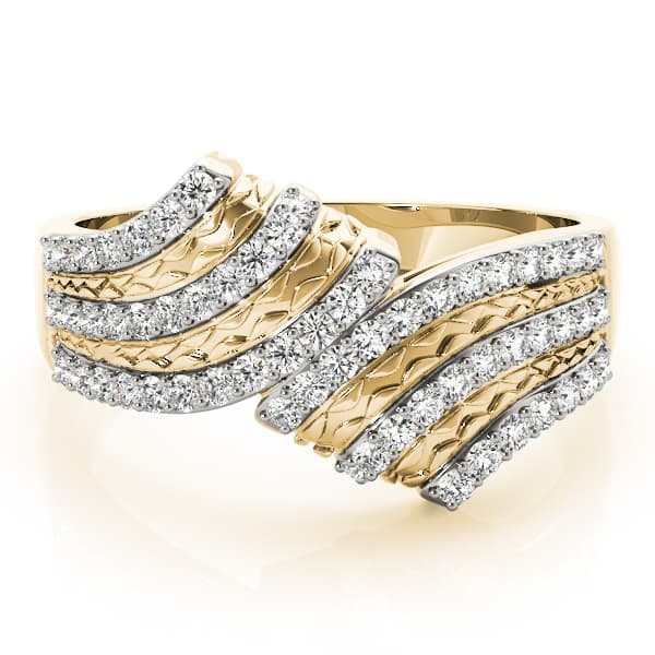 Diamond Fashion Fashion Rings (0.3 ct. tw.), On hand view in yellow gold