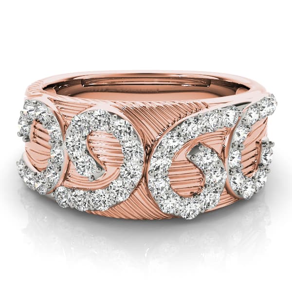 Diamond Fashion Fashion Rings (0.8 ct. tw.), On hand view in rose gold