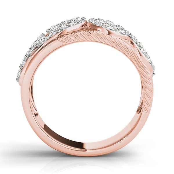 Diamond Fashion Fashion Rings (0.8 ct. tw.), Side view in rose gold