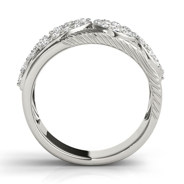Diamond Fashion Fashion Rings (0.8 ct. tw.), Side view in white gold or platinum