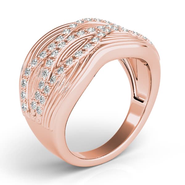 Diamond Fashion Fashion Rings (0.29 ct. tw.), Angle view in rose gold