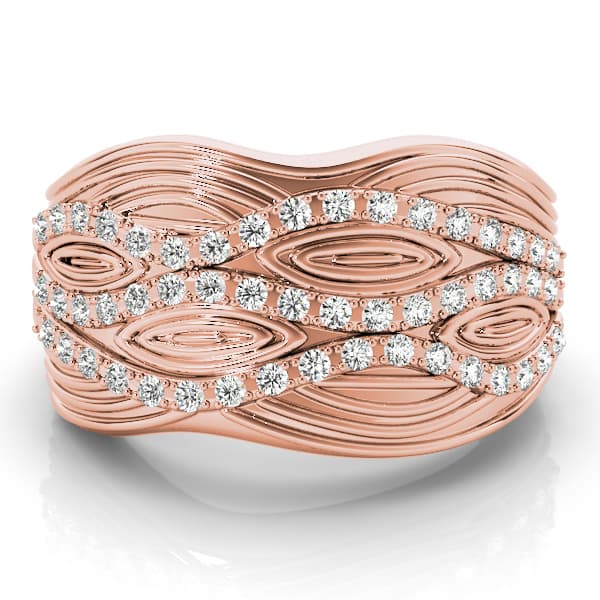 Diamond Fashion Fashion Rings (0.29 ct. tw.), On hand view in rose gold