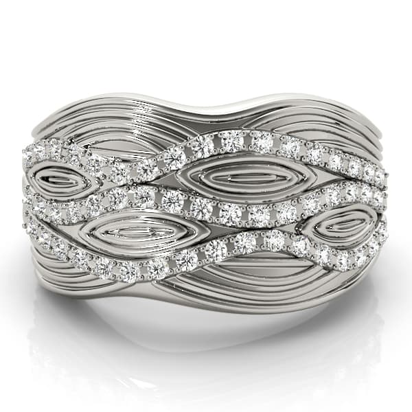 Diamond Fashion Fashion Rings (0.29 ct. tw.), On hand view in white gold or platinum