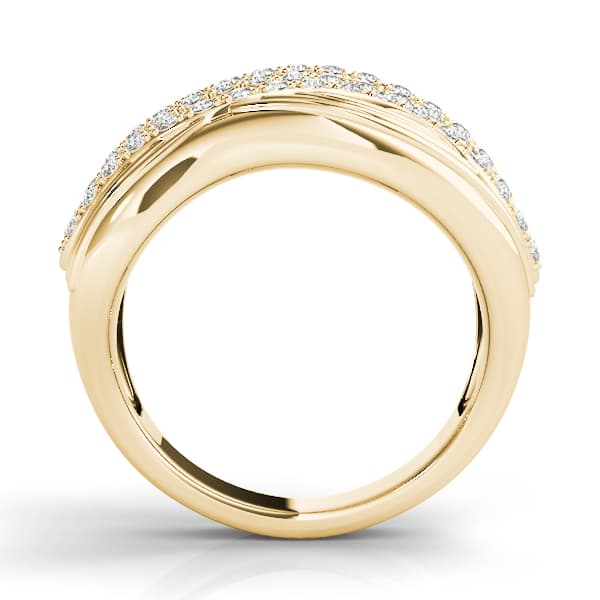 Diamond Fashion Fashion Rings (0.29 ct. tw.), Side view in yellow gold