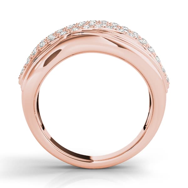 Diamond Fashion Fashion Rings (0.29 ct. tw.), Side view in rose gold