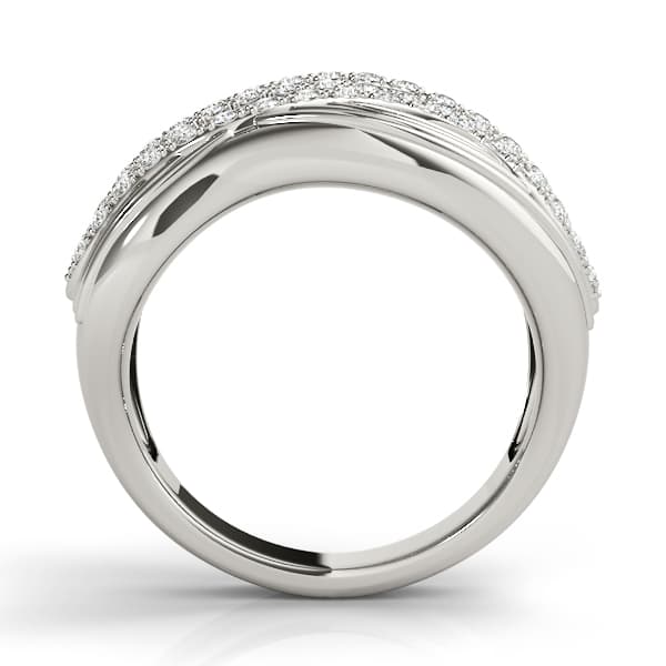 Diamond Fashion Fashion Rings (0.29 ct. tw.), Side view in white gold or platinum