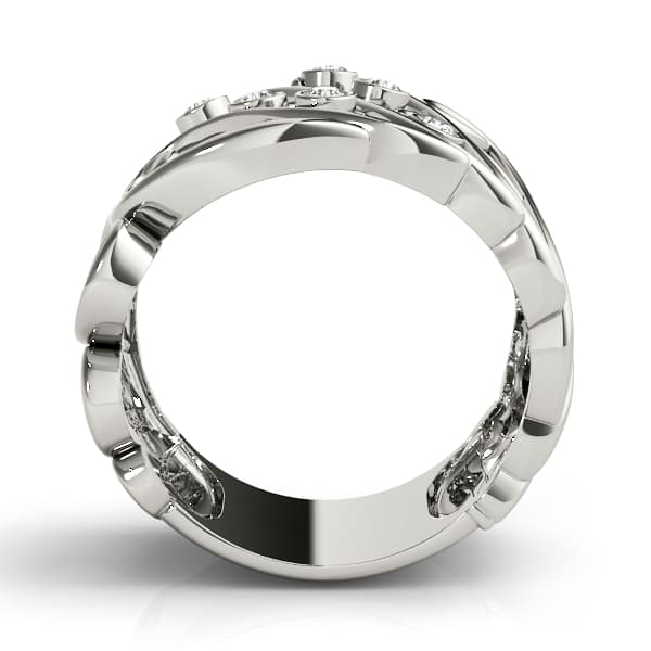 Diamond Fashion Fashion Rings (1/8 ct. tw.), Side view in white gold or platinum