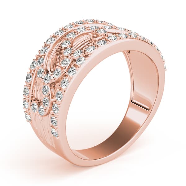 Diamond Fashion Fashion Rings (3/8 ct. tw.), Angle view in rose gold