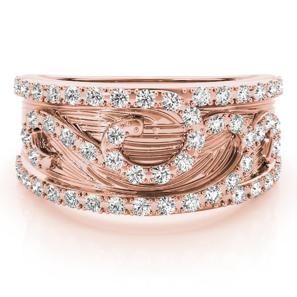 Diamond Fashion Fashion Rings (3/8 ct. tw.), On hand view in rose gold