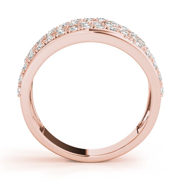 Diamond Fashion Fashion Rings (3/8 ct. tw.), Side view in rose gold