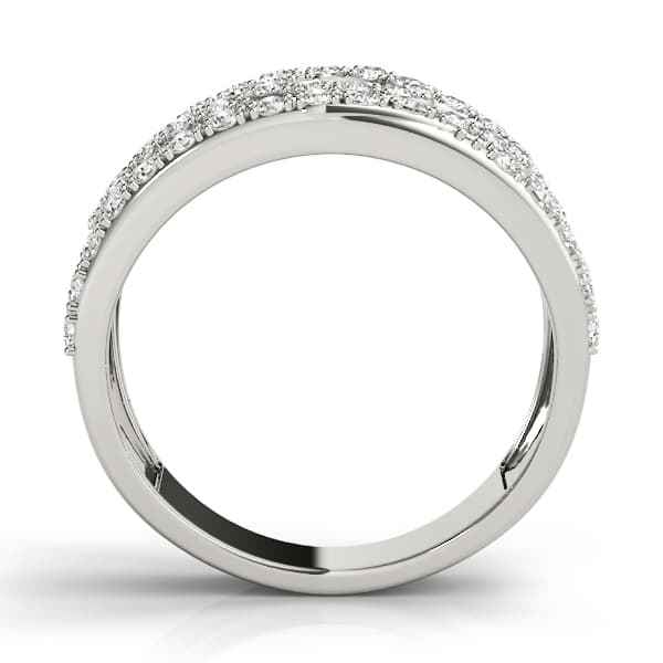 Diamond Fashion Fashion Rings (3/8 ct. tw.), Side view in white gold or platinum