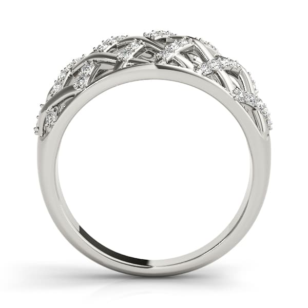 Diamond Fashion Fashion Rings (1/4 ct. tw.), Side view in white gold or platinum