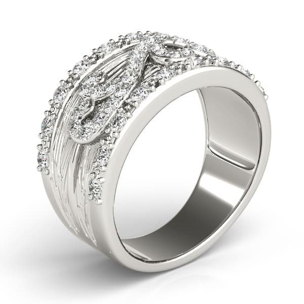 Diamond Fashion Fashion Rings (0.44 ct. tw.), Angle view in white gold or platinum